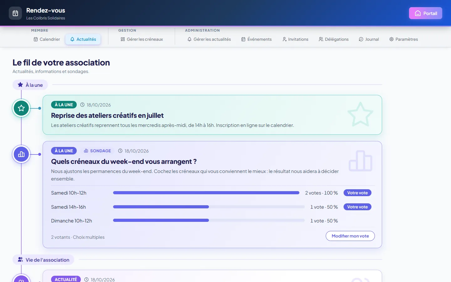 Sondage attaché à une actualité, avec résultats