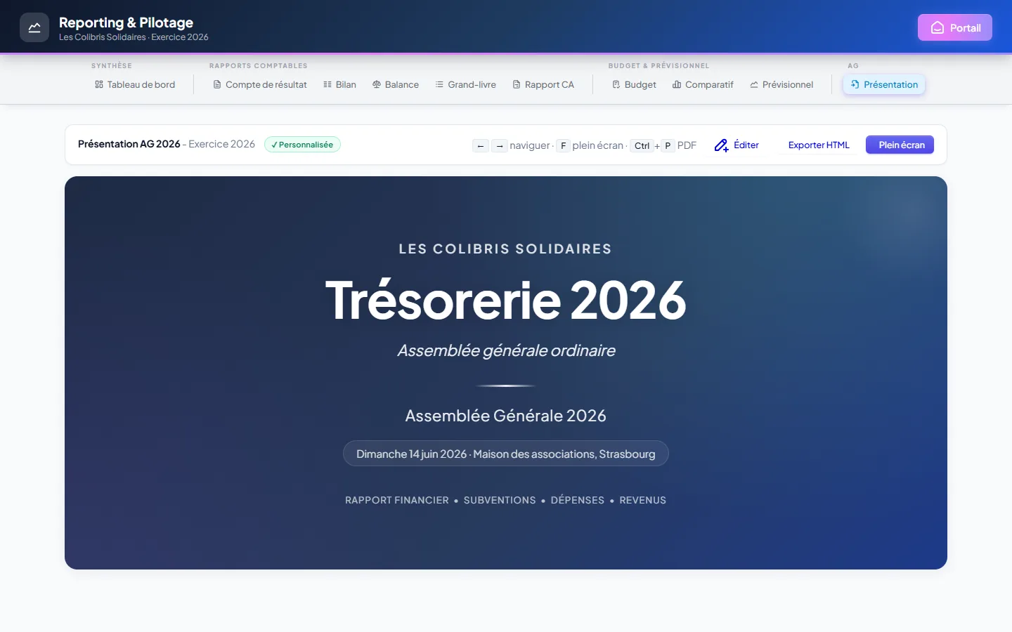 Présentation AG