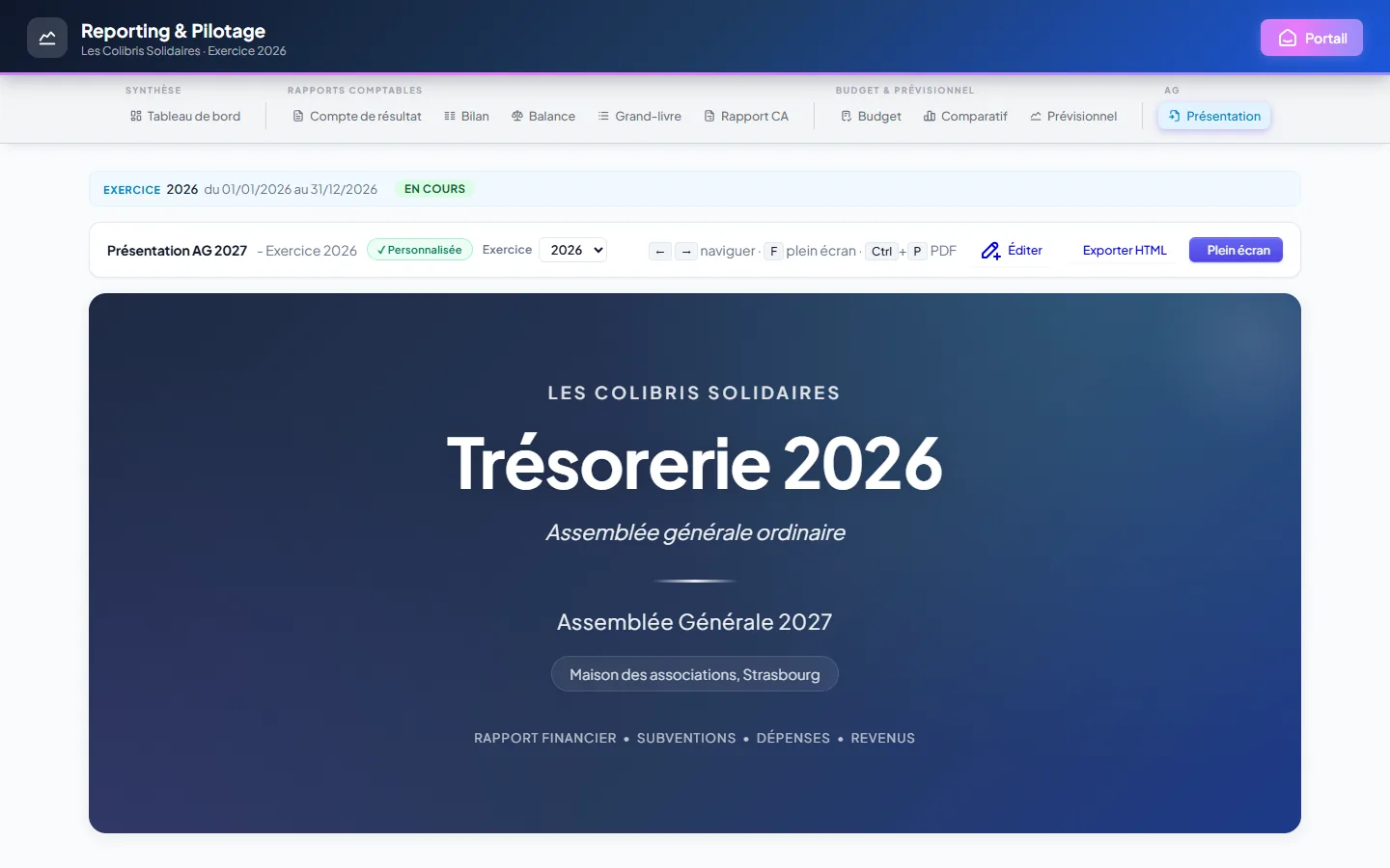 Présentation AG