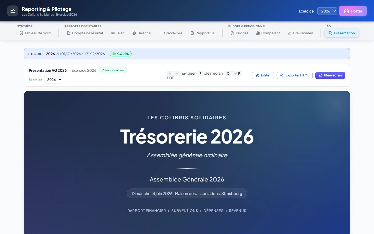 Présentation AG